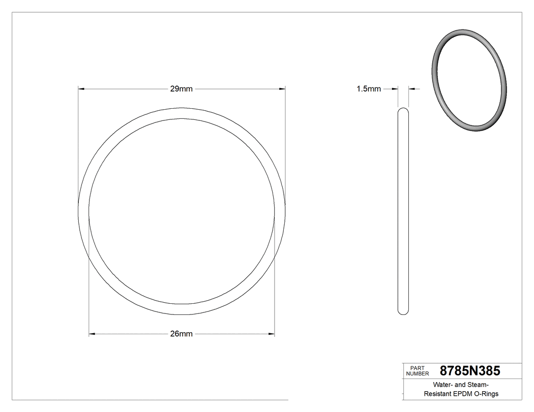 Technical drawing - 8785N385